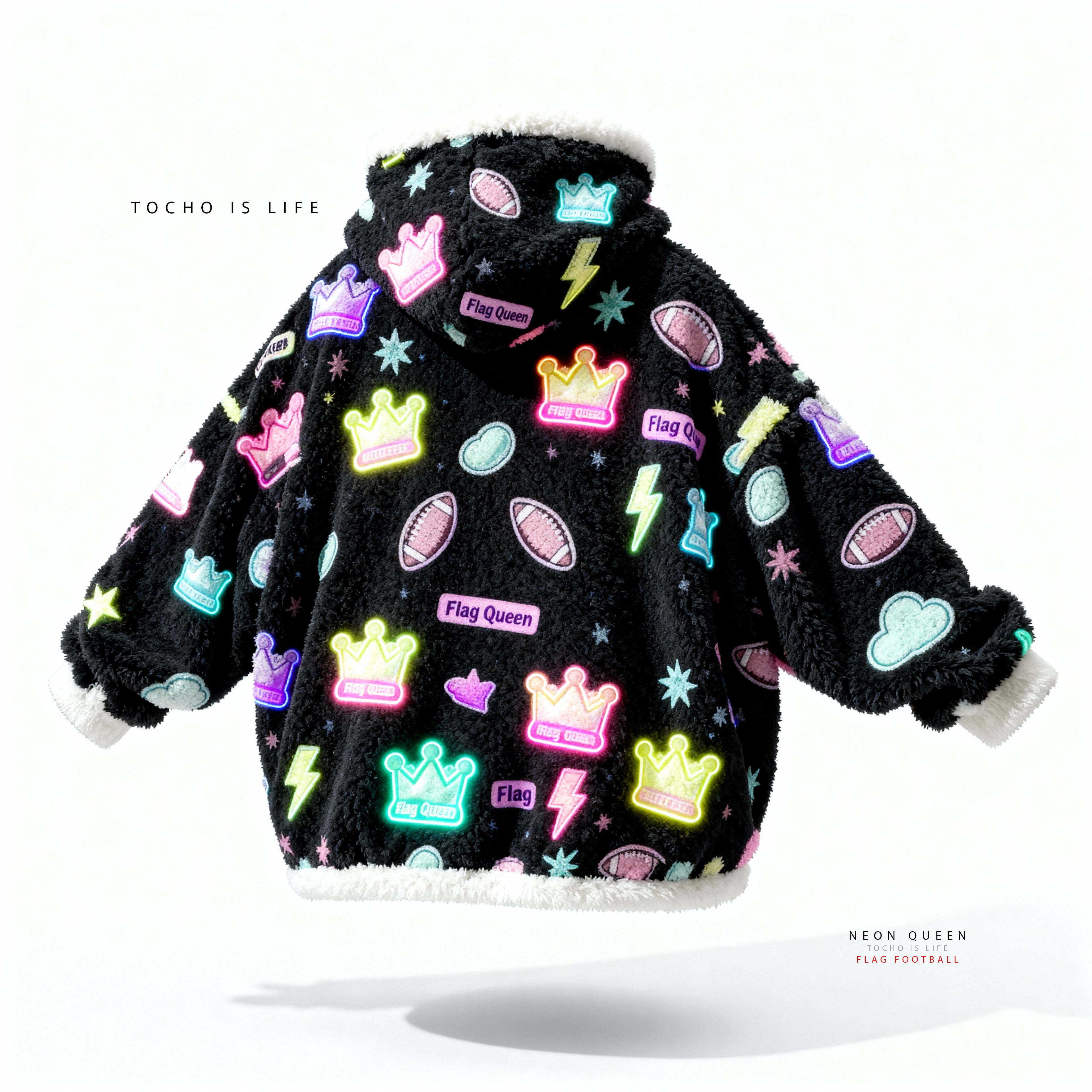 🖤 NEON QUEED HOODIE