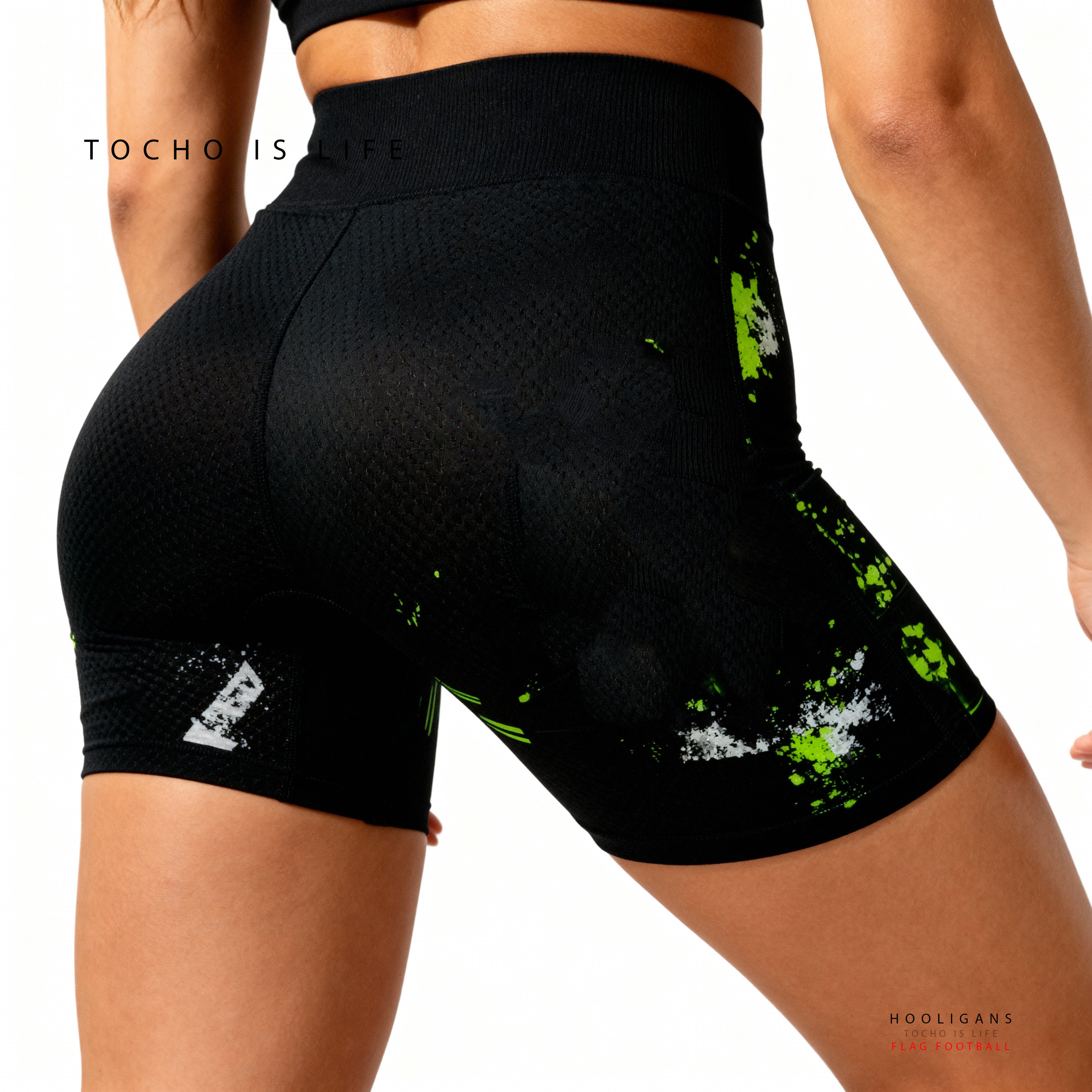 Hooligans Neon Strike Women’s Compression Short – Performance Edition 2025