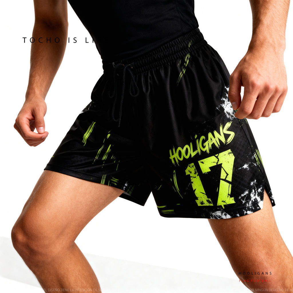 Hooligans Neon Strike Game Short – Performance Edition 2025