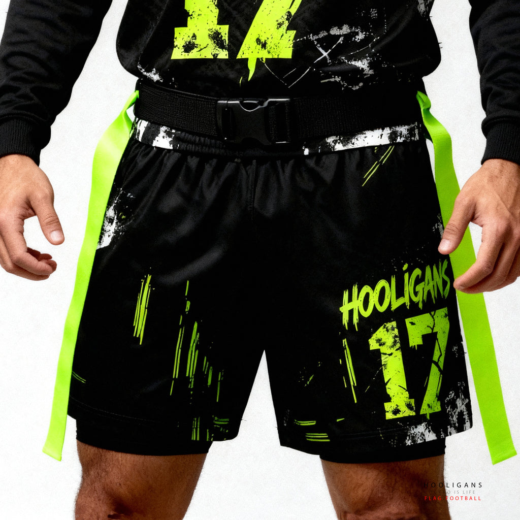 Hooligans Neon Strike Game Short – Performance Edition 2025